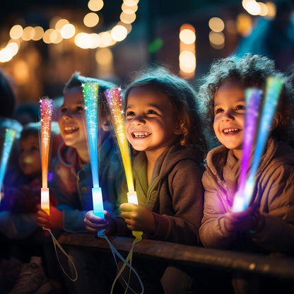 Halloween Colorful Fiber Optic Party Glow Sticks