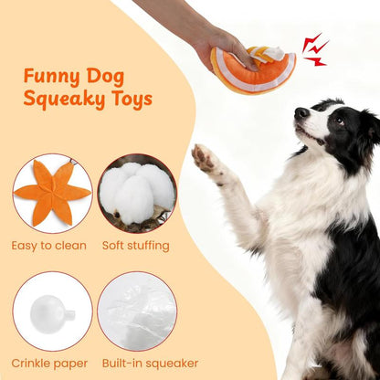 Pumpkin Dog Enrichment Toy
