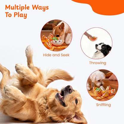 Pumpkin Dog Enrichment Toy