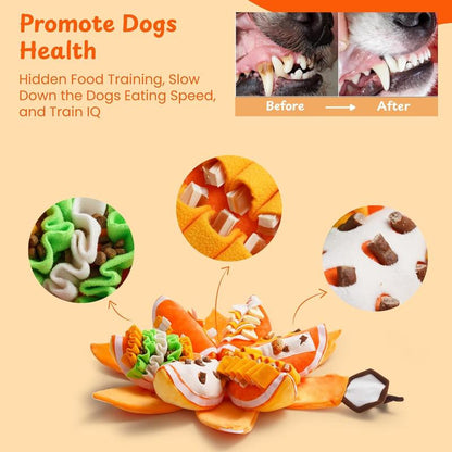 Pumpkin Dog Enrichment Toy